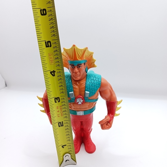 Vintage 1991 WWF WWE Hasbro Series 4 Ricky The Dragon Steamboat Action Figure - Picture 4 of 7